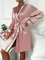 Peignoir En Satin Élégant