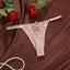 String en Satin effet brillant avec petit nœud