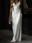 Robe en Satin nœuds et bretelles