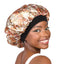 Bonnet à fleurs en Satin pour femme