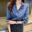 Chemise Satin manches longues chic pour Femme