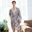 Kimono en Satin pour homme motif dragon