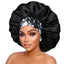 Bonnet en Satin extra large avec motis