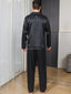 Pyjama en Satin Homme Léopard
