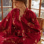 Peignoir en Satin Chinois
