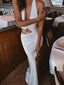 Ensemble En Satin Décolleté Blanc