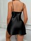 Nuisette en Satin à fines bretelles simple