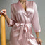 Peignoir en Satin Court