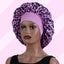 Bonnet en Satin 100% à motifs léopard