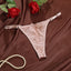 String en Satin effet brillant avec petit nœud