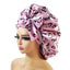 Bonnet en Satin coloré avec nœud pour femme