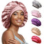Bonnet de nuit en Satin de Soie Femme