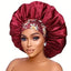 Bonnet en Satin extra large avec motis