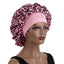Bonnet en Satin 100% à motifs léopard