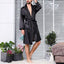 Peignoir pour homme en Satin élégant noir