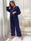 Pyjama en Satin à Coupe Large