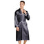 Robe de chambre large en Satin pour homme style Kimono
