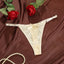 String en Satin effet brillant avec petit nœud