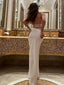 Ensemble En Satin Décolleté Blanc