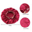 Bonnet en Satin extra large avec motis