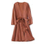 Robe de chambre en Satin Doux pour Femme