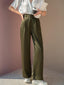 Pantalon en Satin Soie Glacée