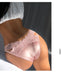 Culotte en Satin sensuelle à détails dentelle
