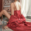 Robe de chambre en Satin Doux pour Femme