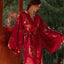 Peignoir en Satin Chinois
