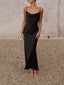 Robe longue en Satin demoiselle d'honneur