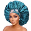 Bonnet en Satin extra large avec motis