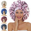 Bonnet en Satin coloré avec nœud pour femme
