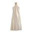 Robe longue Satin à bretelles croisées avec petite fleur