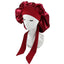Bonnet en Satin 100% avec ruban longue attache