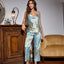 Ensemble Pyjama Satin Imprimé