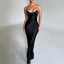 Robe Longue en Satin Dos Nu