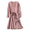 Robe de chambre en Satin Doux pour Femme