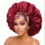 Bonnet en Satin extra large avec motis