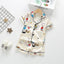 Pyjama en Satin Enfant Court Imprimé