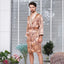 Kimono en Satin pour homme motif dragon