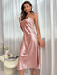 Nuisette Longue en Satin