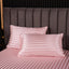 Set de 2 Taies D'Oreiller en Satin Rayé