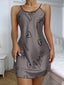 Nuisette en Satin Imprimé