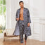 Ensemble de Pyjama Homme en Satin Kimono