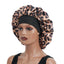 Bonnet en Satin 100% à motifs léopard