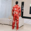Pyjama homme en Satin imprimé dragon