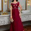 Robe en Satin ornée