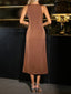 Robe longue légère en Satin
