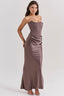 Robe en Satin Corset