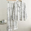 Pyjama en satin brodé